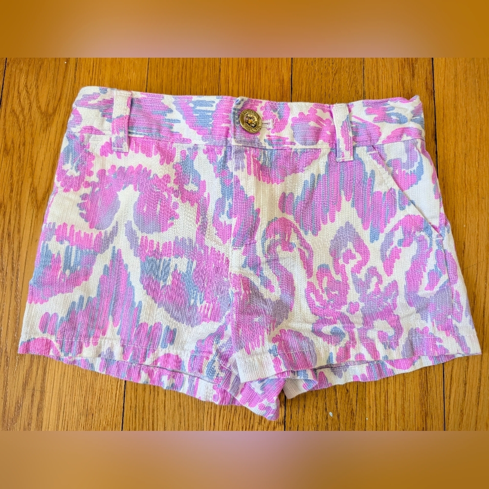 Lilly Pulitzer Pink and Purple High Waist Shorts